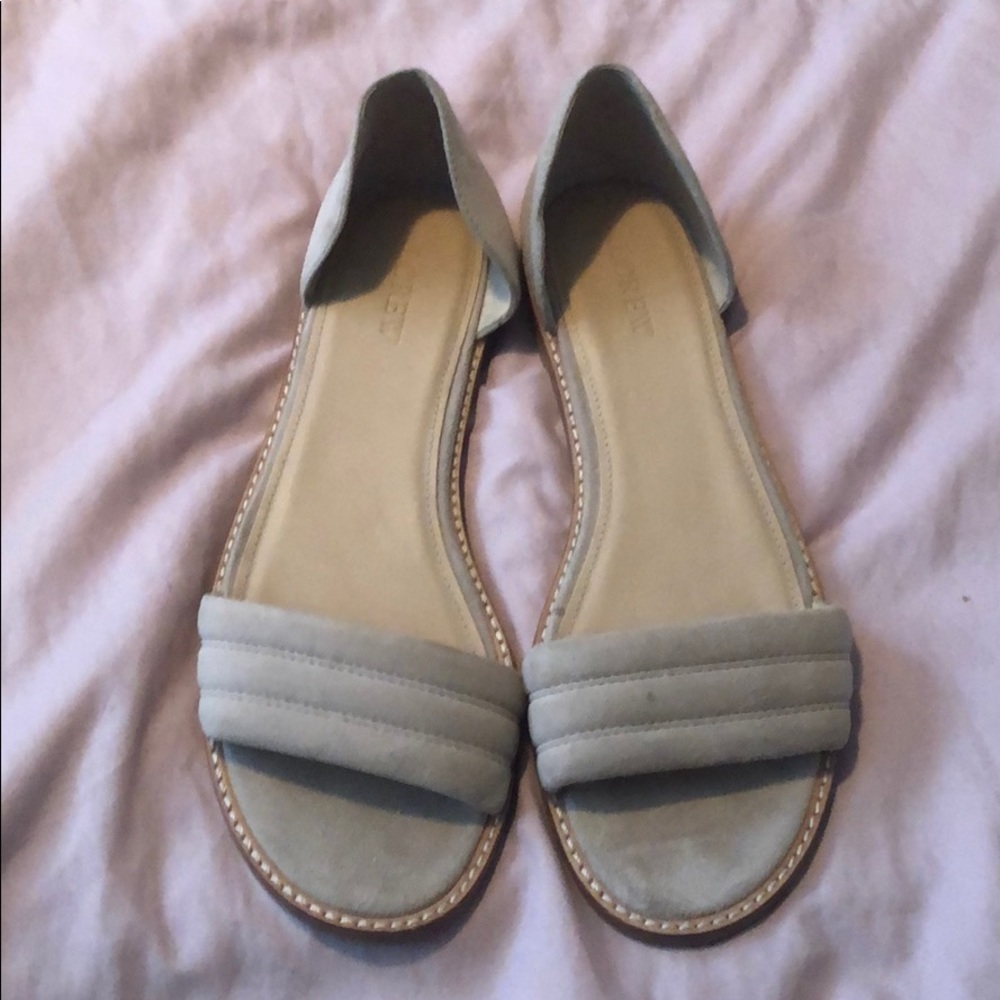 Tan suede j. Crew sandals